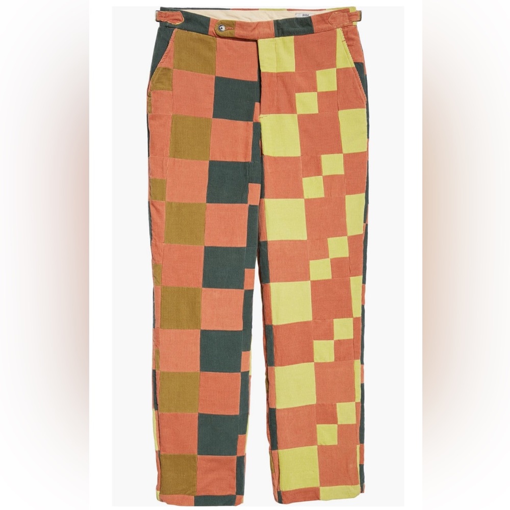 Bode Corduory Four Patch Trousers Mens Size 34 NWT